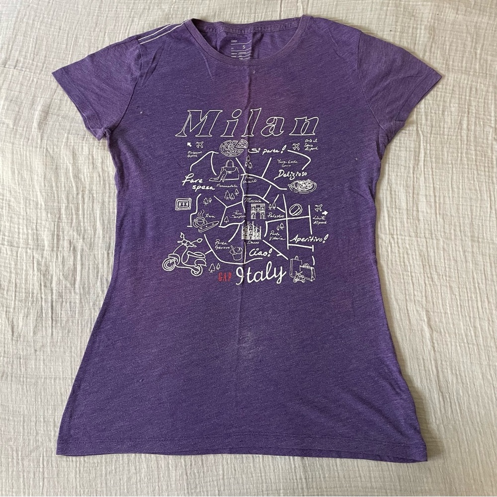 GAP Violet Crew Neck Tee